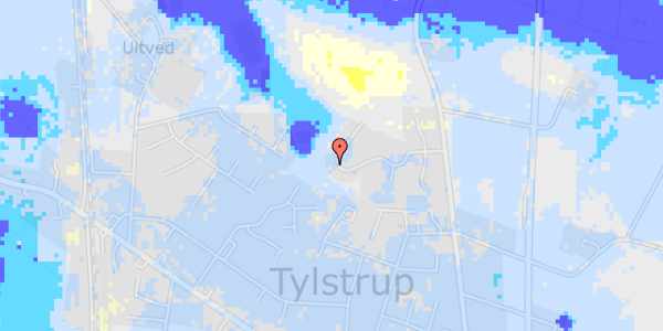 Ekstrem regn på Tylstrupparken 81