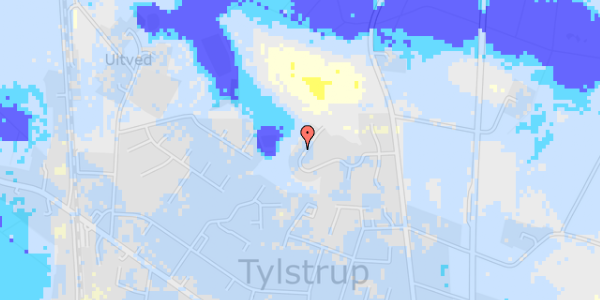 Ekstrem regn på Tylstrupparken 89