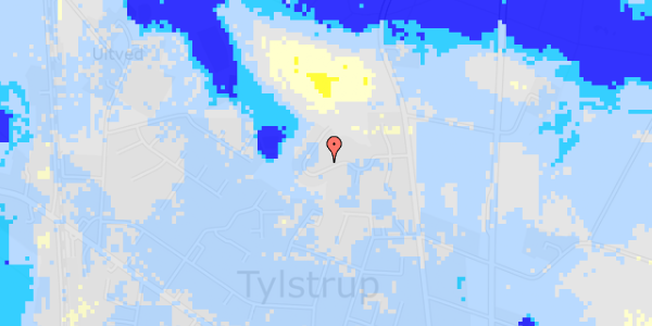 Ekstrem regn på Tylstrupparken 121