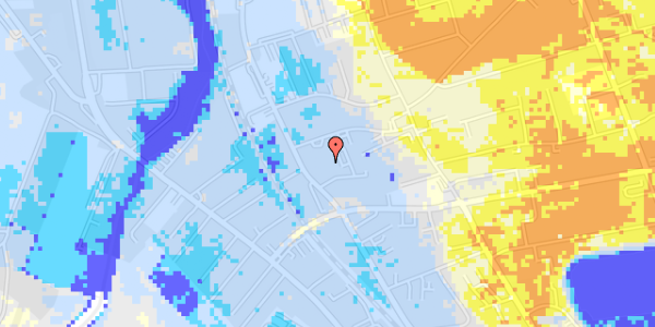 Ekstrem regn på Uldalsvej 24, 1. th