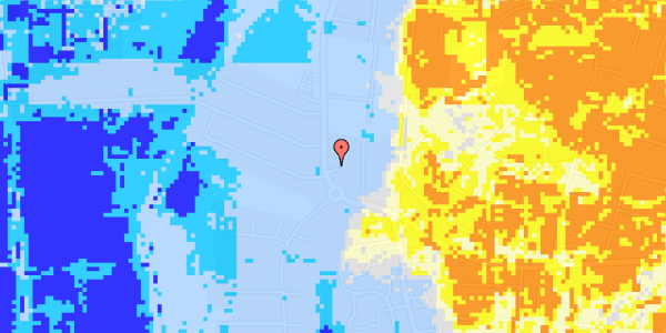 Ekstrem regn på Under Lien 95