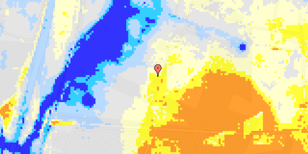 Ekstrem regn på Vang Mark 78