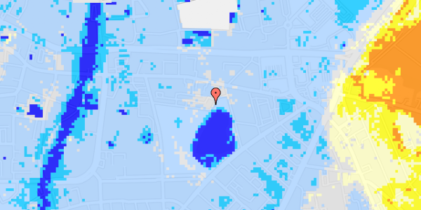 Ekstrem regn på Vangs Alle 10, 5. 4