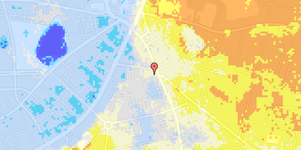 Ekstrem regn på Vejgård Torv 1, 1. 1