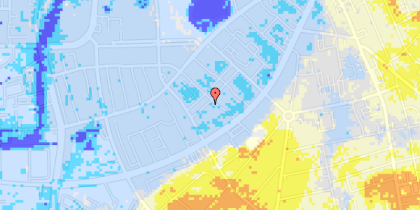 Ekstrem regn på Vendsysselgade 17, 3. th