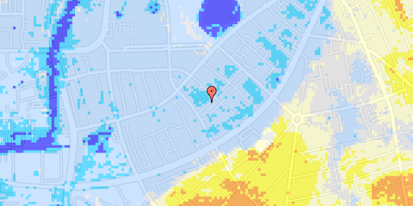 Ekstrem regn på Vendsysselgade 22, 2. th