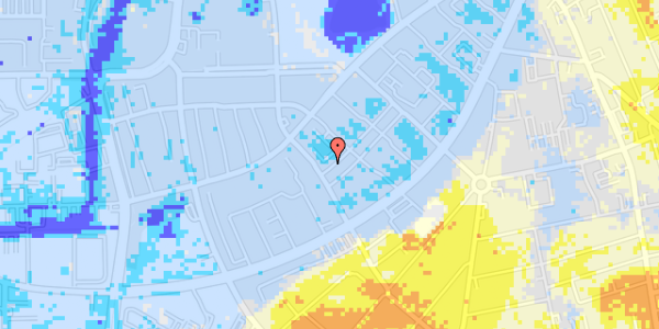 Ekstrem regn på Vendsysselgade 26, 2. th