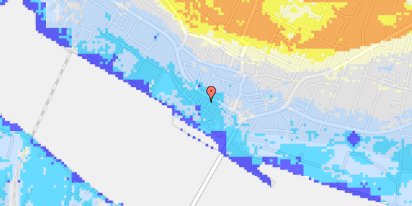 Ekstrem regn på Vesterbrogade 6A, 2. th