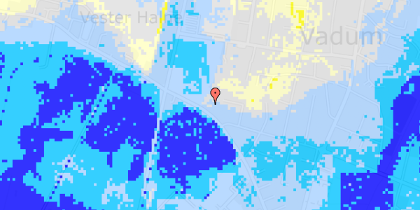 Ekstrem regn på Vester Halne Vej 56