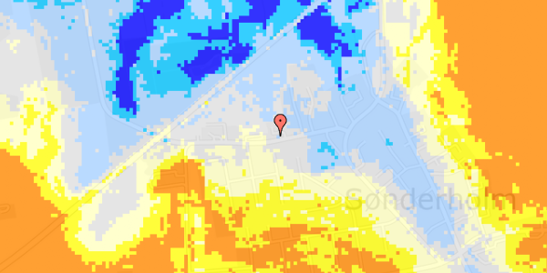 Ekstrem regn på Vestervej 32