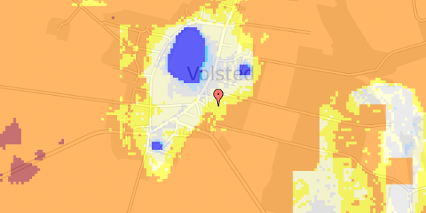 Ekstrem regn på Volsted Bygade 41