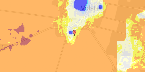 Ekstrem regn på Volsted Bygade 61