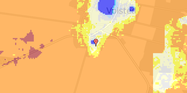 Ekstrem regn på Volsted Bygade 63