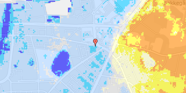 Ekstrem regn på Østerbro 102, 1. th