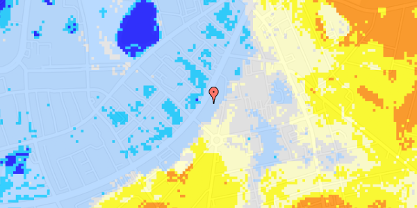 Ekstrem regn på Østre Alle 57, 1. 