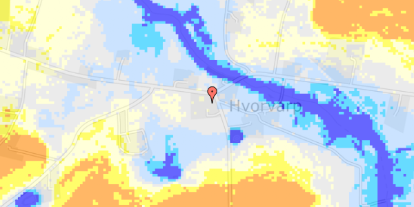 Ekstrem regn på Jelstrupvej 2