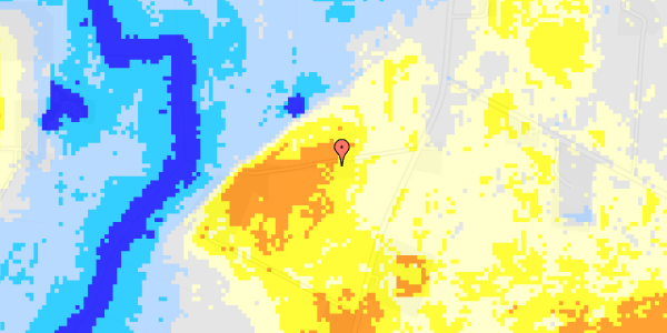 Ekstrem regn på Jelstrupvej 18