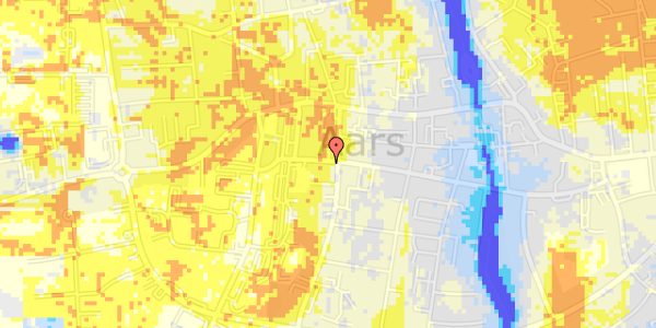 Ekstrem regn på Jyllandsgade 10, 1. th