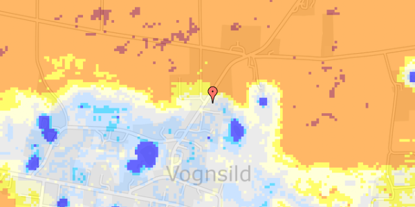 Ekstrem regn på Morumvej 42