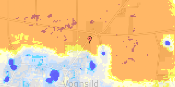 Ekstrem regn på Morumvej 50