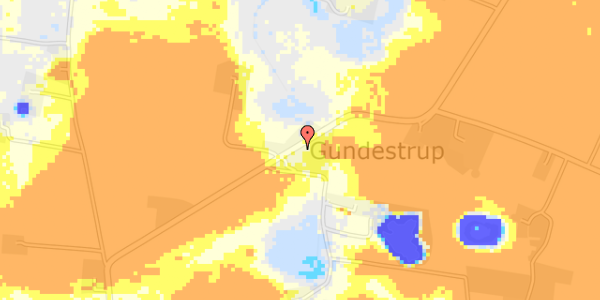 Ekstrem regn på Skivumvej 139