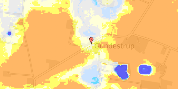 Ekstrem regn på Skivumvej 140