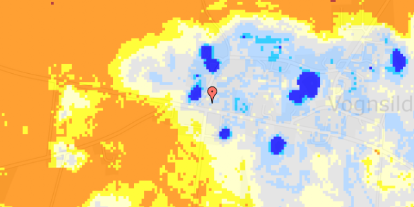 Ekstrem regn på Svoldrupvej 105