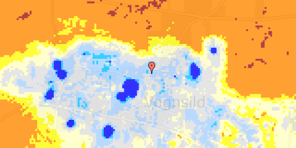 Ekstrem regn på Søgade 4