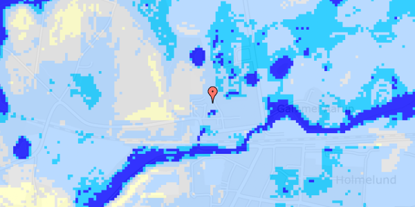 Ekstrem regn på Lindebjerg Allé 14, st. 2