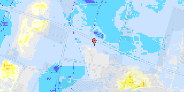 Ekstrem regn på Nørremarksvej 19