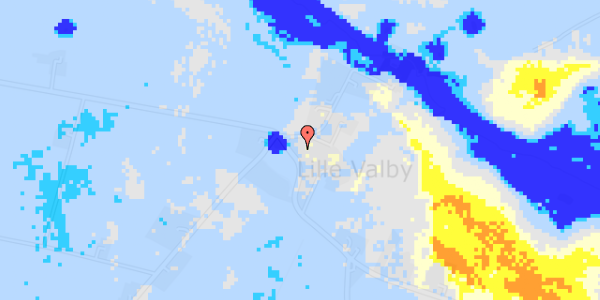 Ekstrem regn på Slagstrupvej 38B