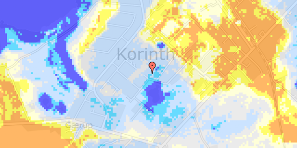 Ekstrem regn på Lykkemarken 18