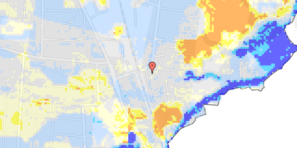 Ekstrem regn på Haraldsdalvej 3, 2. tv