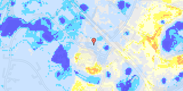 Ekstrem regn på Kokbjerg 29C, st. 1