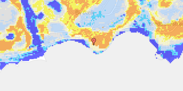 Ekstrem regn på Droshoved 8B