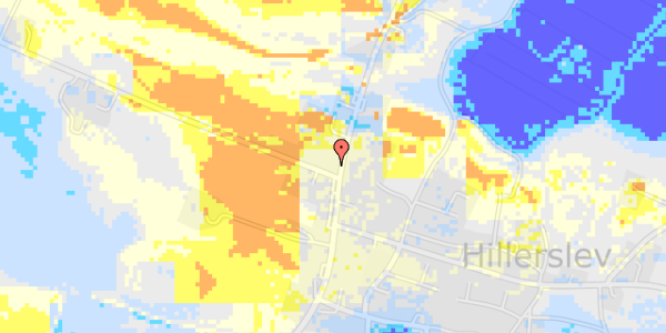 Ekstrem regn på Hillerslevvej 2