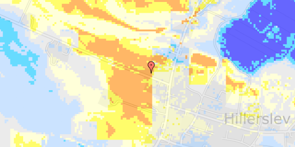 Ekstrem regn på Hillerslevvej 10