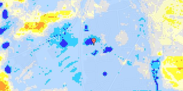 Ekstrem regn på Engholt 10