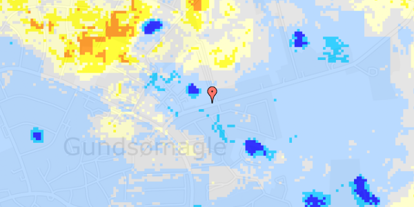 Ekstrem regn på Holmevej 3