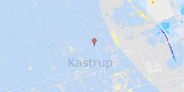 Ekstrem regn på Kastrupvej 270