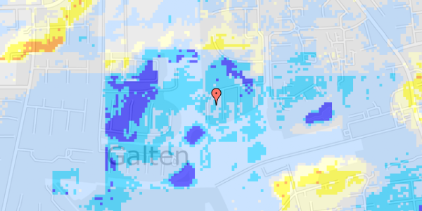 Ekstrem regn på Baastrup Lund 63