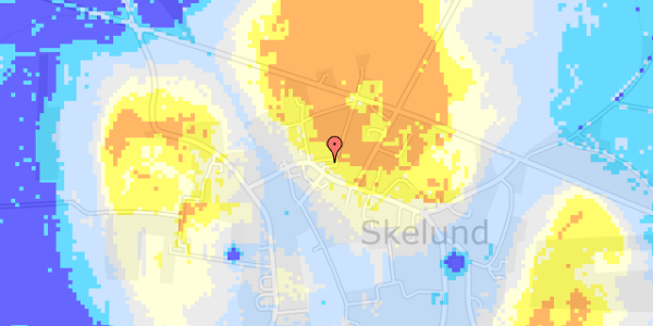 Ekstrem regn på Skelund Hovedgade 17D