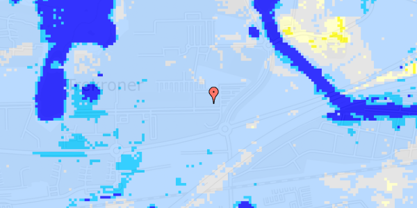 Ekstrem regn på Trekroner Forskerpark 1, 1. 52