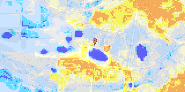 Ekstrem regn på Lyseng Allé 15D, 1. 5