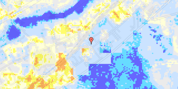 Ekstrem regn på Industrivej 23B