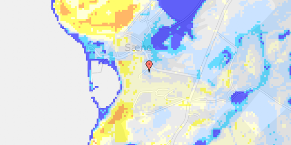 Ekstrem regn på Sænevej 1B