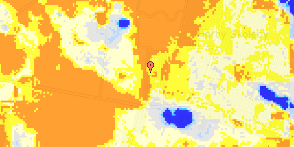 Ekstrem regn på Thujavej 9