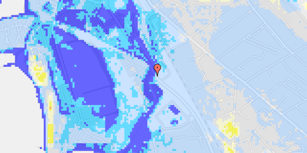 Ekstrem regn på A C Hansensvej 16