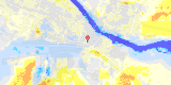 Ekstrem regn på Jernbanegade 14, 1. 2