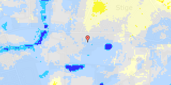 Ekstrem regn på Hedelundhegnet 21